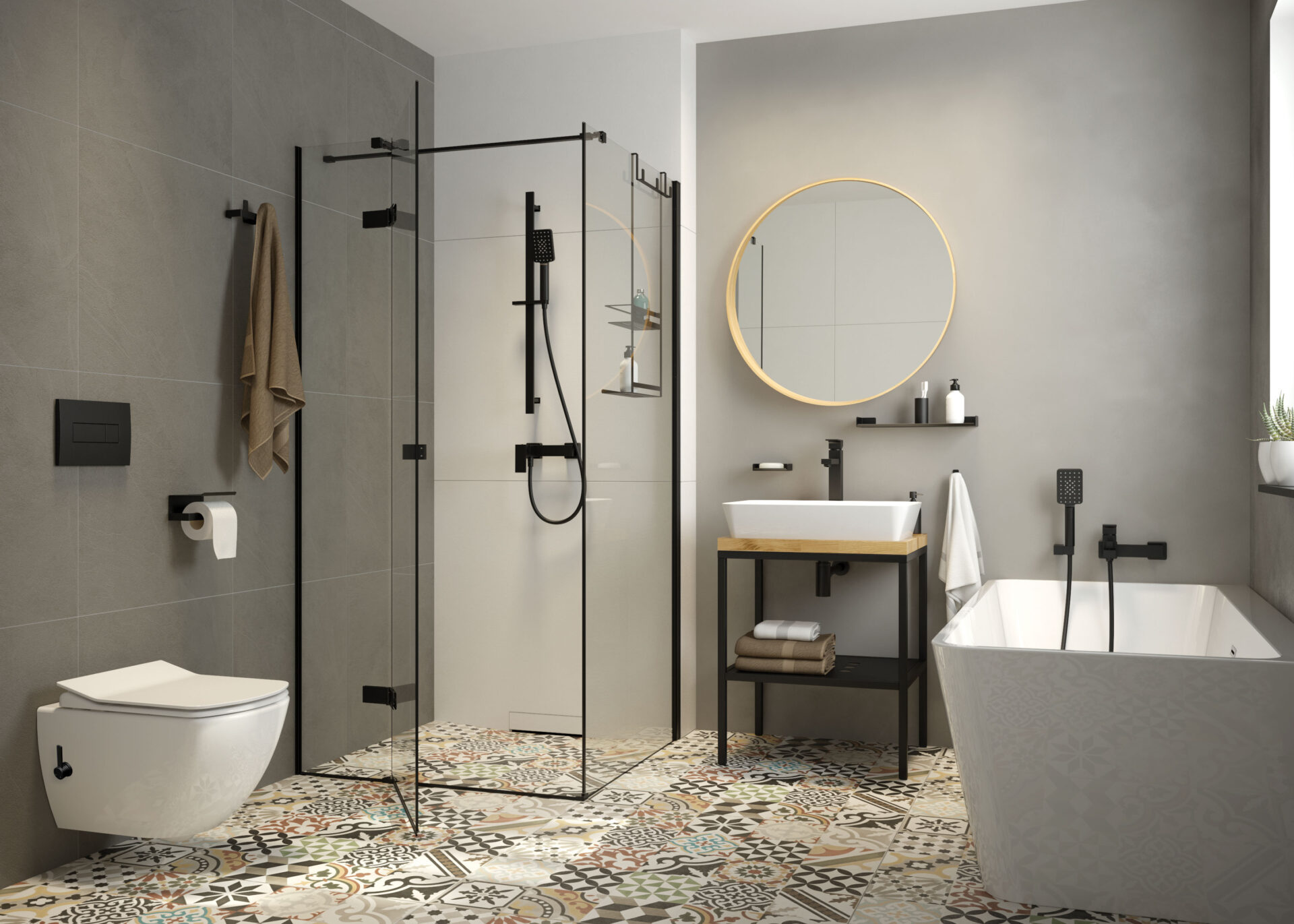Cuvette de toilettes avec fonction bidet - avec robinet mélangeur – Image 3