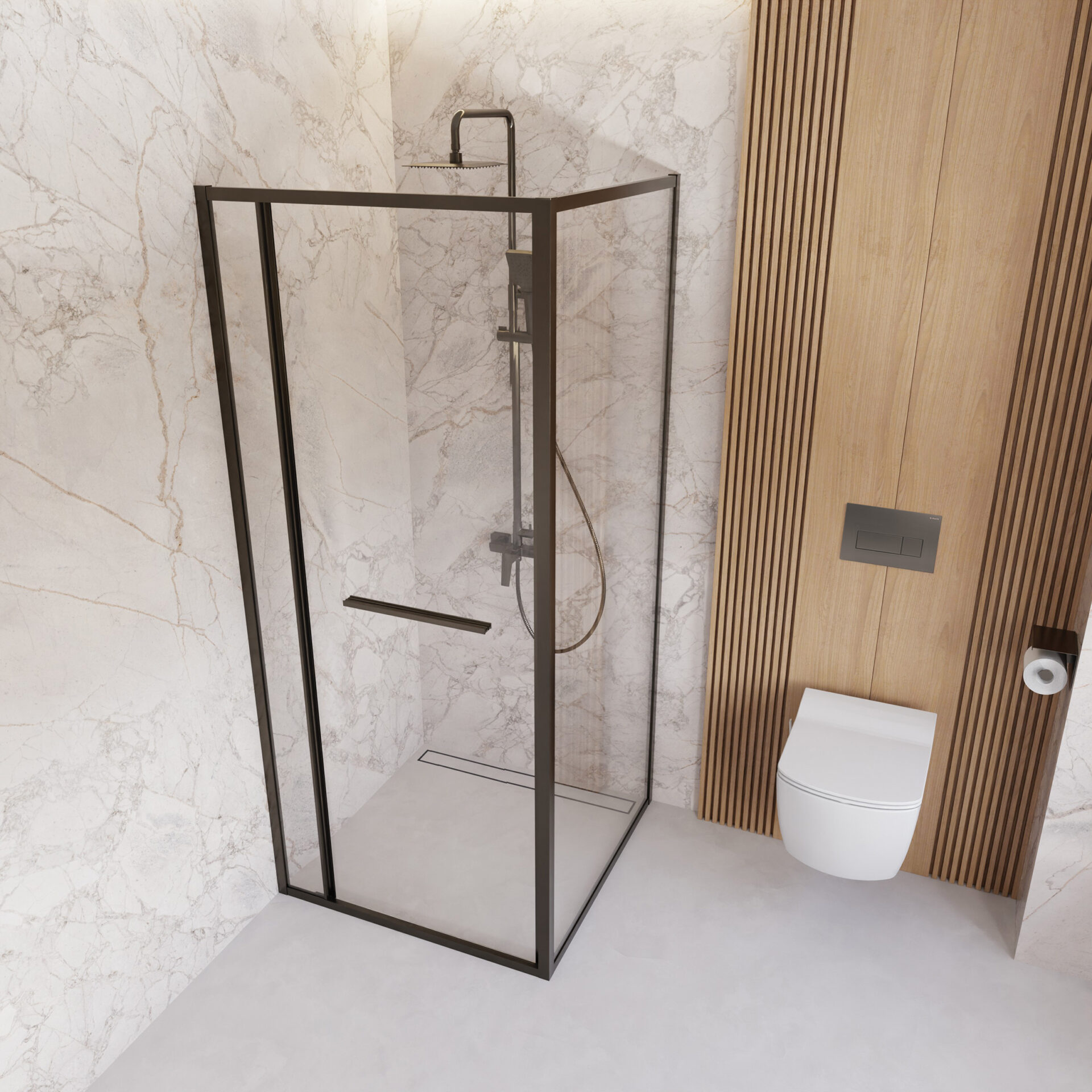 Cuvette de toilettes avec fonction bidet - avec robinet mélangeur – Image 4