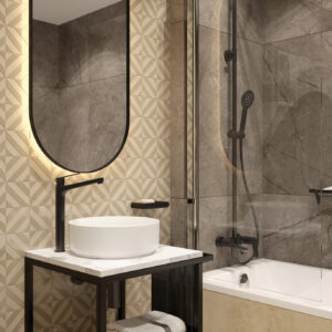 Lavabo en céramique pour plan de travail